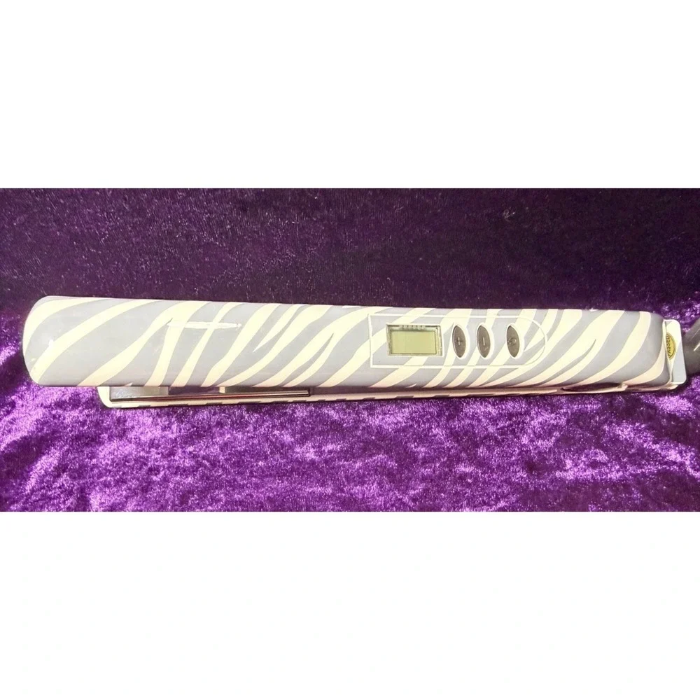 CHI Smart Flat Iron Grey Zebra Digital Titanium Hairstyling